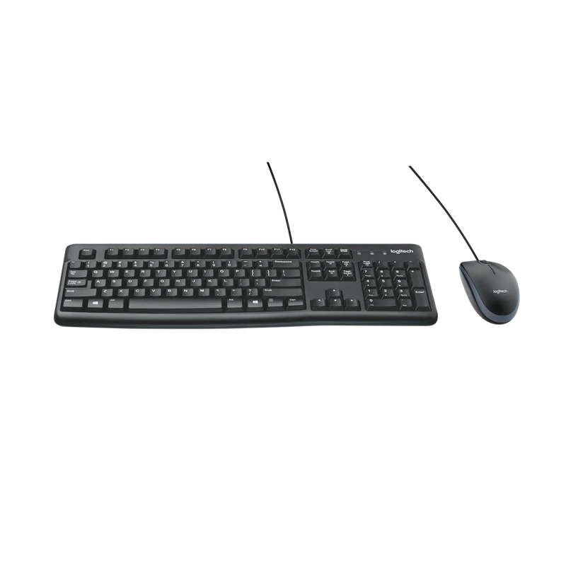 Logitech MK120 Wired Desktop Combo Black