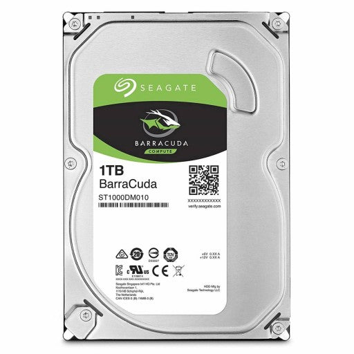 Seagate Barracuda SATA III 1TB 7200Rpm 64Mb Cache HDD