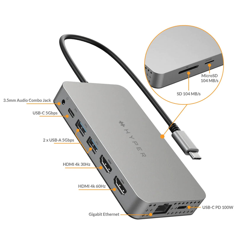 Hyper 10 Inch Travel Dock