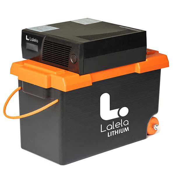 Lalela Lithium Trolley Inverter 600W 615Wh Modified Sinewave 50Ah